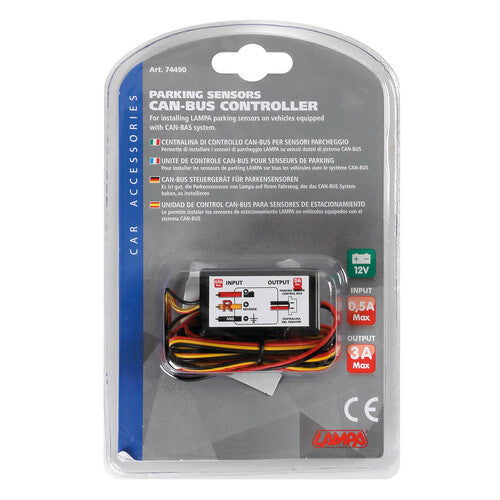 Unidad de control CAN-bus para kit de sensores de aparcamiento, 12 V 74490