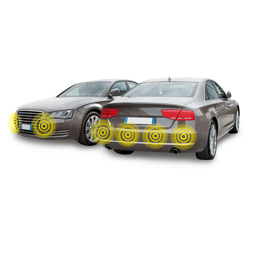 Lampa Setay S6, kit 6 sensori parcheggio con display digitale, 12V