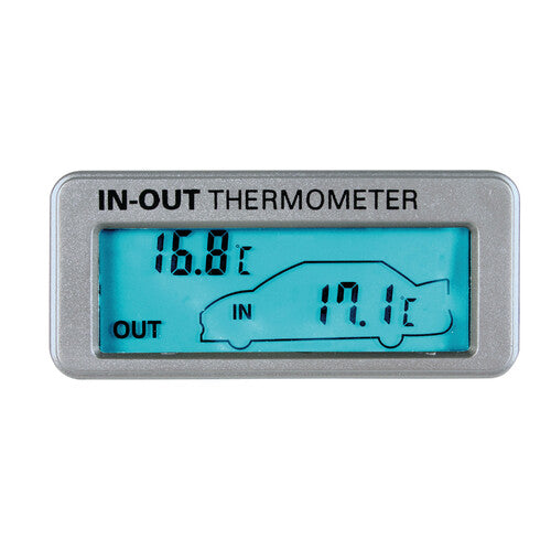 Indoor/Outdoor Thermometer Lamp - 12/24V