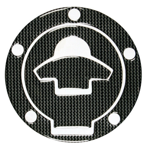 Lámpara de tapa de depósito de combustible - Carbono - Ducati (5 agujeros) 90007