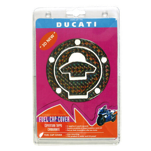 Fuel Cap Cover Lamp - Rainbow 3D - Ducati (5 Holes)
