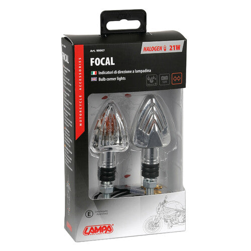 Focal Lamp, Direction Indicators - 21W - Chrome