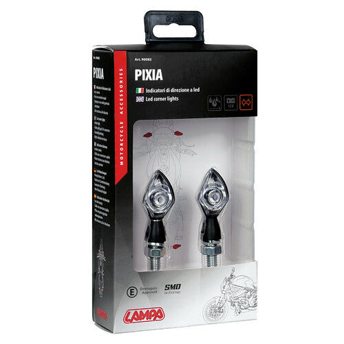 Lampa Pixia, indicatori di direzione a Led - 12V LED - Nero