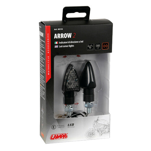 Arrow-2 LED Indicators - 12V LED - Black