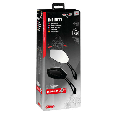 Infinity Lamp, pair of rearview mirrors
