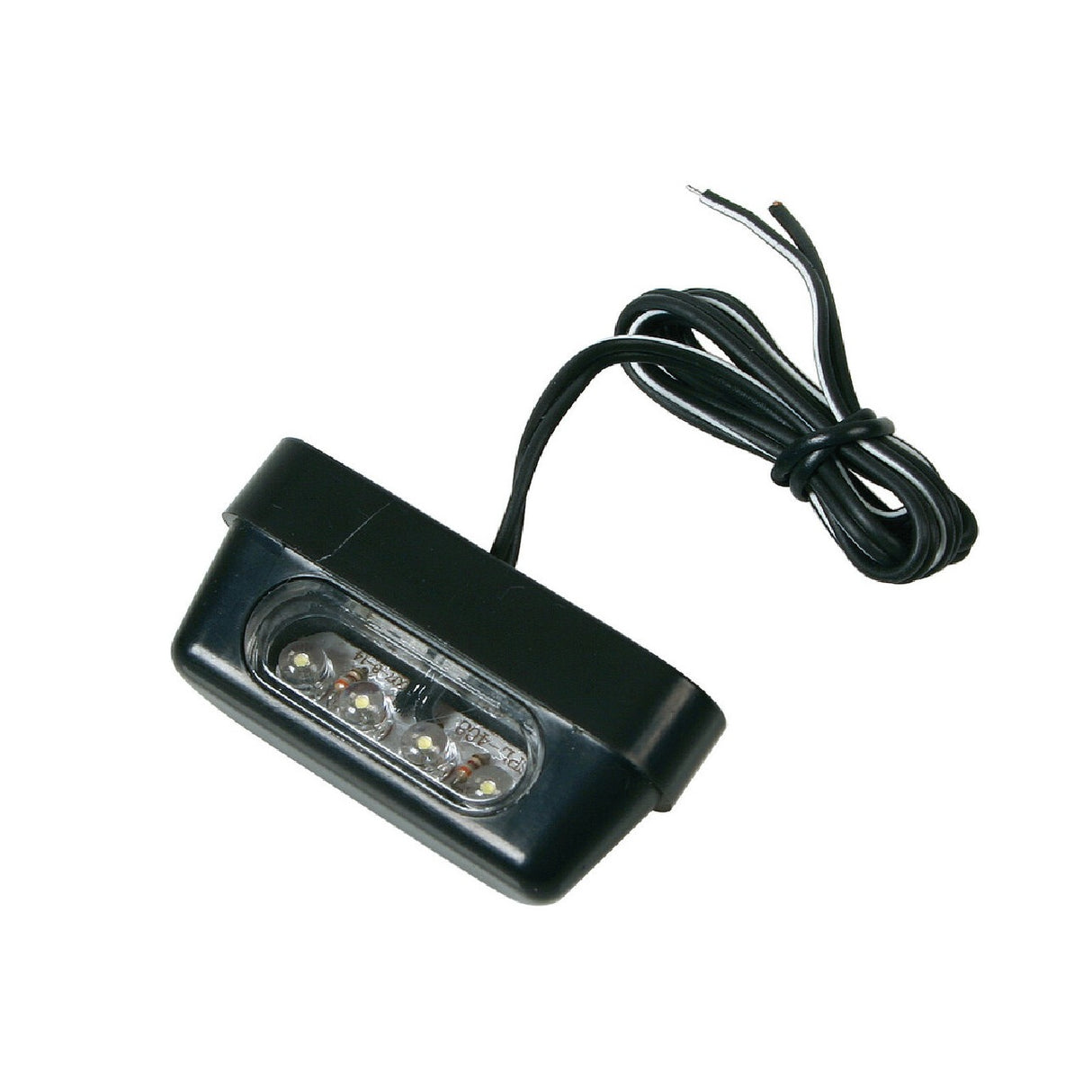 4 LED Motorcycle License Plate Light - Blue - Not Approved