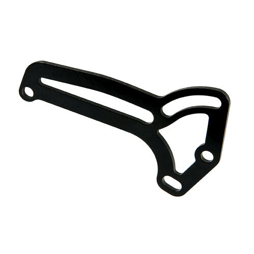 Side license plate holder for scooters with Piaggio engines