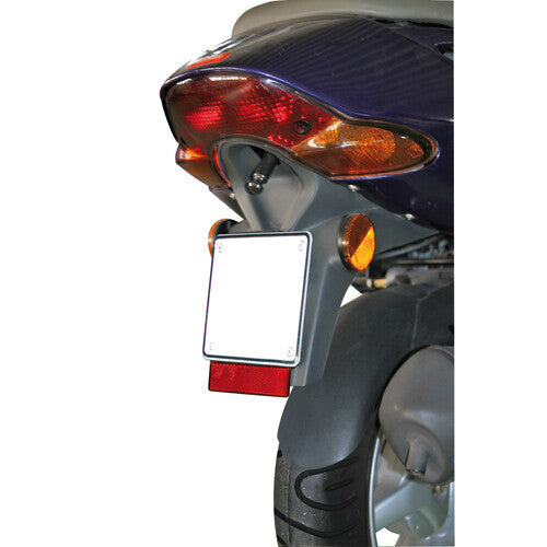 Lampenhalterung für Kennzeichenreflektor an Mopeds