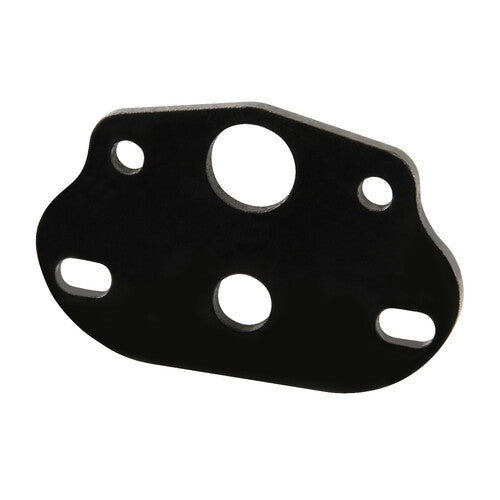 License plate light support for mopeds