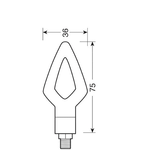 Kier Lampe, LED-Blinker - 12V LED 90247