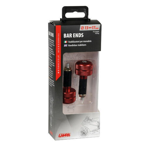 Lampa SU-3, Estabilizadores Universales para Manillar de Motocicleta - Rojo 90320