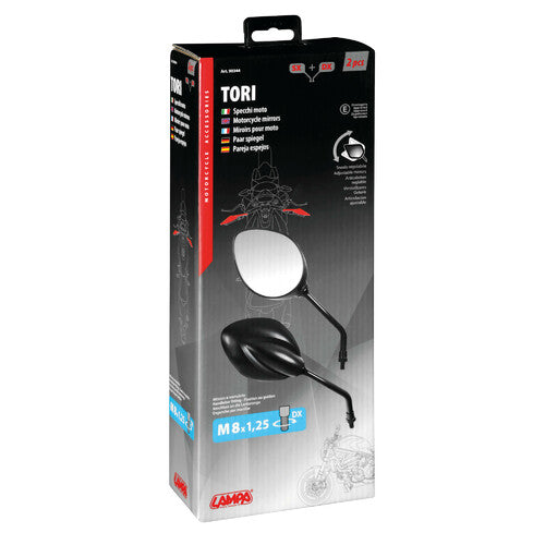 Lampa Tori, coppia specchi retrovisori