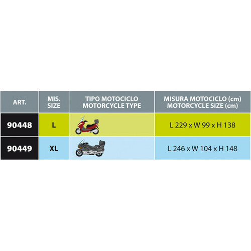Optima Plus Motorradabdeckung - XL 90449