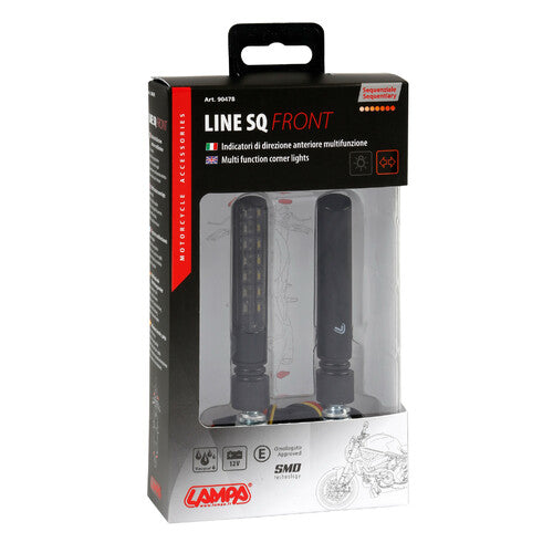 Line SQ Front sequentielle LED-Blinker, vordere Positionsleuchte, 12V LED 90478