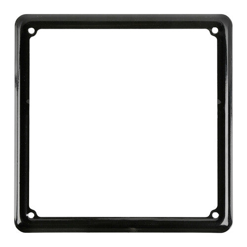 Steel Motorcycle License Plate Frame Lamp - Black