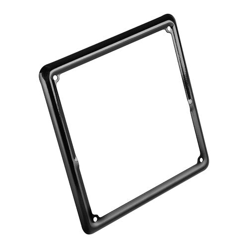 Steel Motorcycle License Plate Frame Lamp - Black