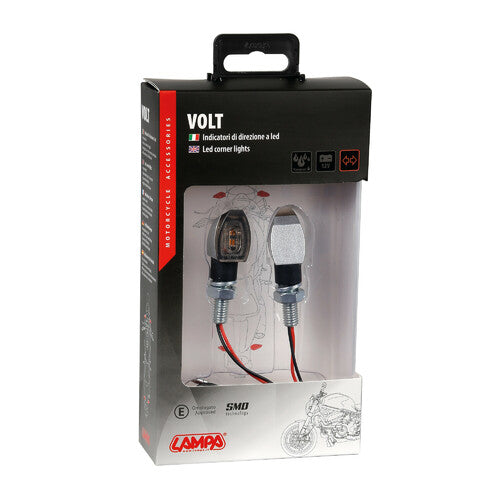 Lampa Volt, intermitentes LED - Plata 90505