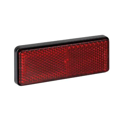 Lámpara reflectora trasera con tornillo - 90x35 mm - Rojo 90530