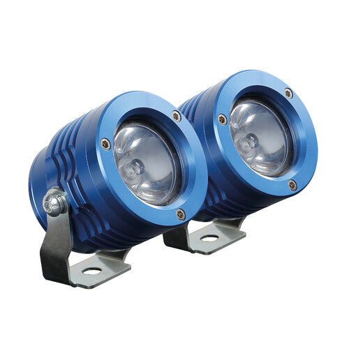 Lámpara O-Lux, par de faros auxiliares LED, 12 V - Azul 90534
