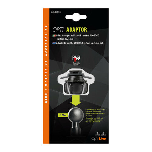 Adaptador Lampa Opti, Adaptador para esferas de 25 mm 90554