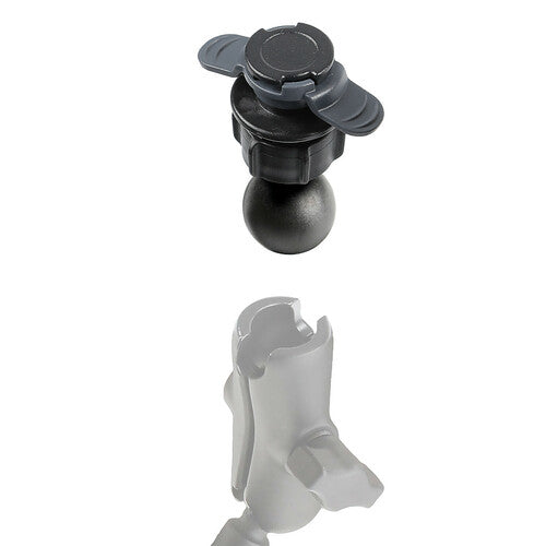 Cabezal de bola Optiline Titan, conector DuoLock con bola de 25 mm / 1''