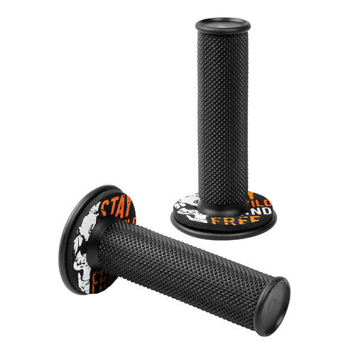 Lampa Donut Off-Road Grips, Universal Grips - Black - Orange
