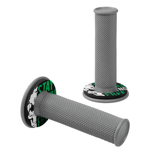 Lampa Donut Off-Road Grips, Universal Grips - Gray - Green