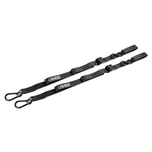 Lámpara desplegable Kraken, par de correas tensoras para motocicleta 90584
