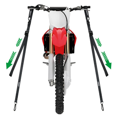 Lámpara desplegable Kraken, par de correas tensoras para motocicleta 90584