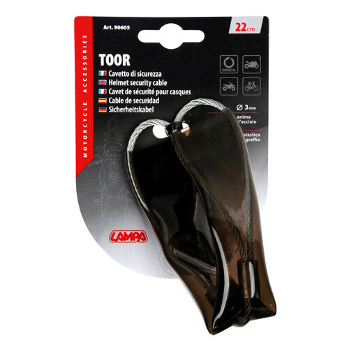 Cable de seguridad para casco Toor - 27,5 cm 90605