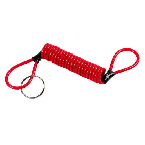 Erinnerungslampe, Spiral-Sicherheitskabel - Rot 90673
