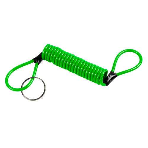 Lámpara recordatoria, cable de seguridad en espiral - Verde 90675