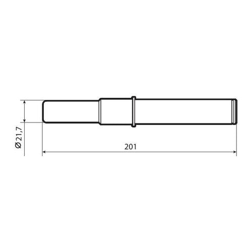 Lámpara de pasador para soportes de un solo brazo - 21,8 - 25,9 mm 90716