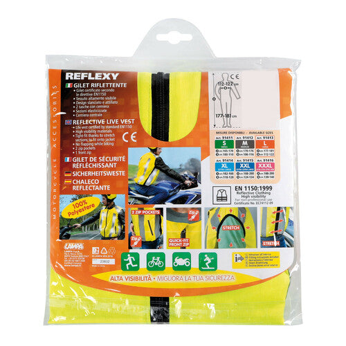 Lampa Reflexy, gilet riflettente - Giallo - L