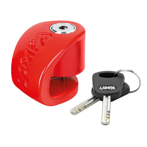 Lampa Stone XS, Scheibenbremsenschloss – Stiftdurchmesser 5,5 mm – Rot 91562