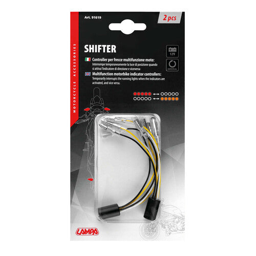 Lampa Shifter, controlador multifunción de intermitentes para motocicleta 91619