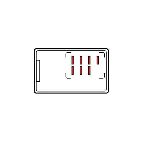 Relé electrónico de 7 pines para luz intermitente - 12 V - 1,2 A 91622