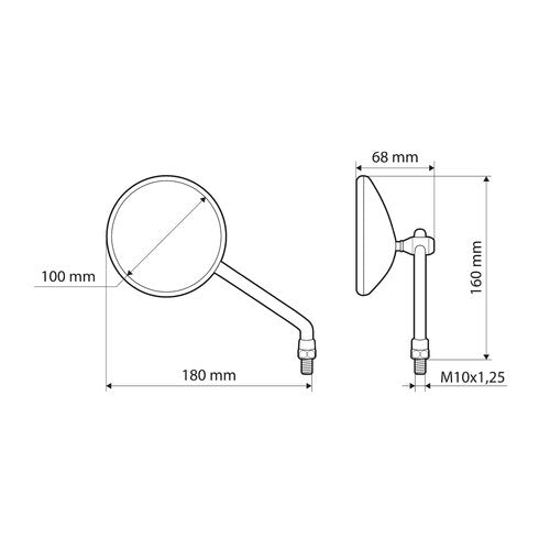 Lampa Star Classic, par de espejos retrovisores 91633