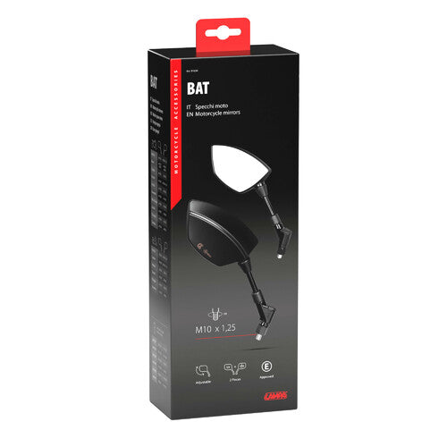 Lampa Bat, par de espejos retrovisores 91634