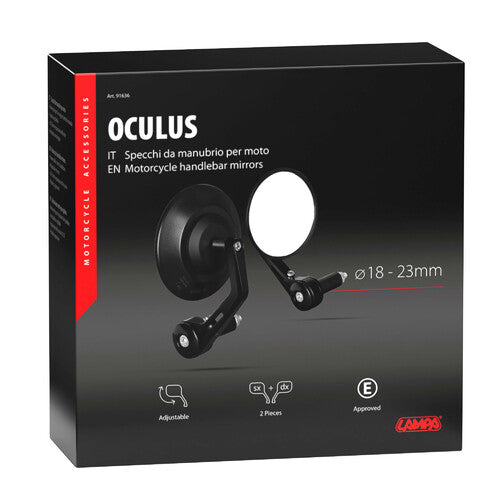 Lámpara Oculus, par de espejos retrovisores 91636