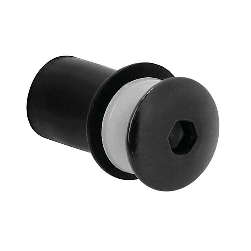 Kits de ajuste de pantalla Lampa, kit de tuercas de goma con tornillos y arandelas (5 MA) - 10 piezas - Negro 91651