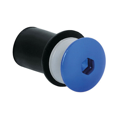 Kits de ajuste de pantalla Lampa, kit de tuercas de goma con tornillos y arandelas (5 unidades) - 10 piezas - Azul 91654