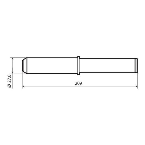Lámpara de pasador para soportes de un solo brazo - 27,6 mm 91717