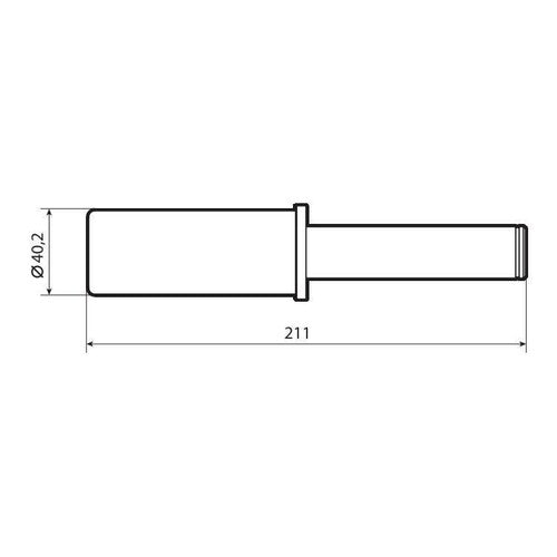 Lámpara de pasador para soportes de un solo brazo - 40 mm 91719
