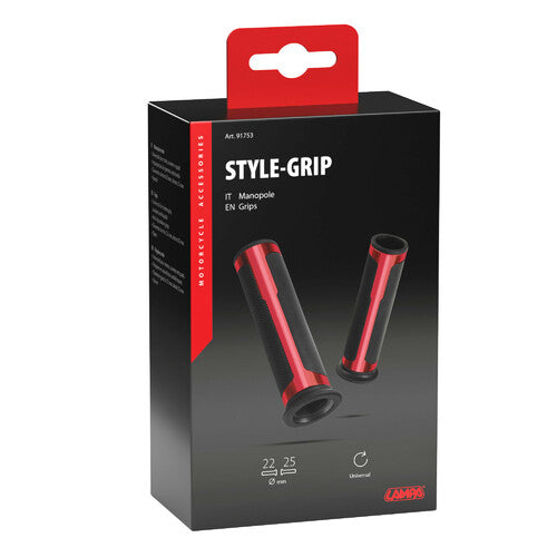Puños universales Lampa Style-Grip - Rojo 91753
