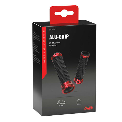 Lampa Alu-Grip, empuñaduras universales - Rojo 91757