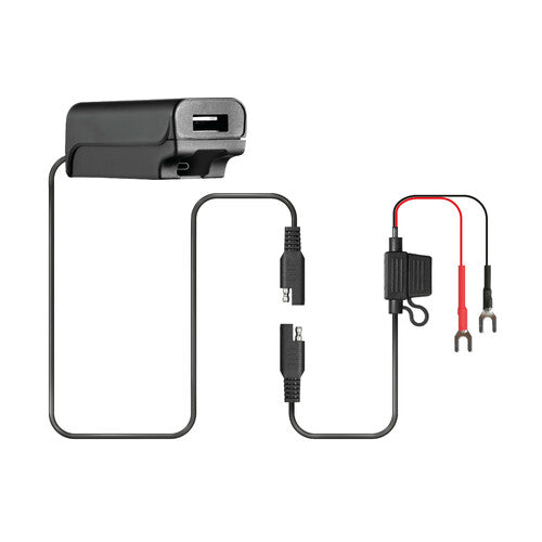 Optiline Trek X, cargador USB con doble toma USB (USB A + USB C) resistente a la lluvia