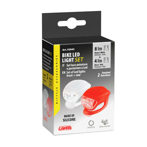 Front and rear LED light set