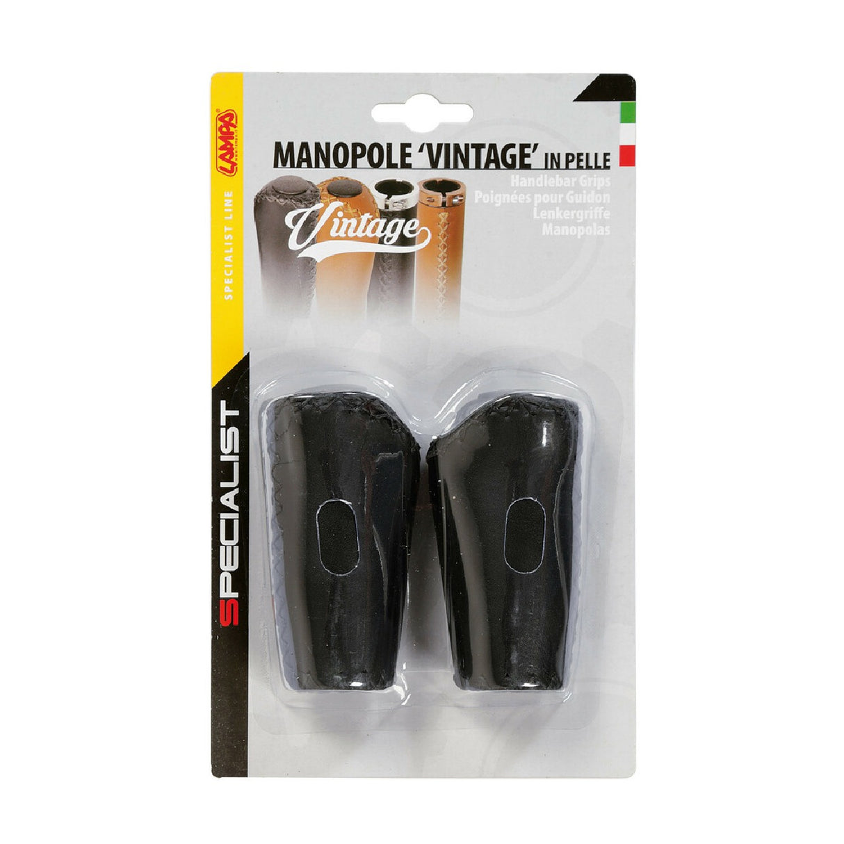 Lampa Coppia manopole Vintage - Nero - 92+92 mm