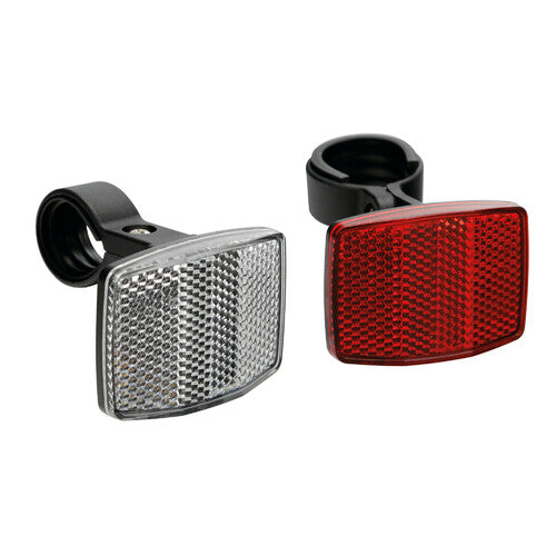 Lamp Set of 2 wide-angle reflectors, front + rear